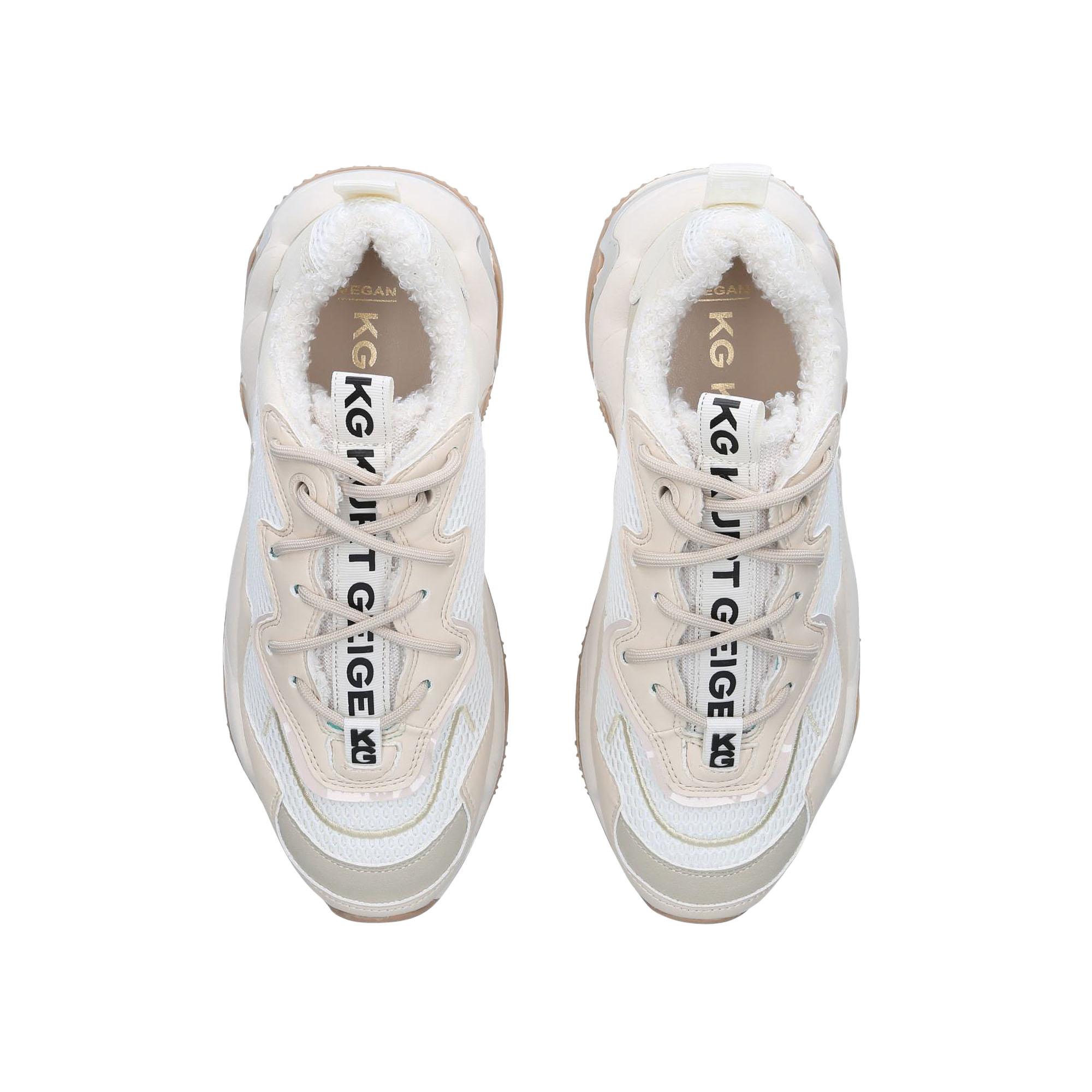 Vegan Trainers Kurt Geiger Lulu Trainers White LULU SWIRL KG KURT