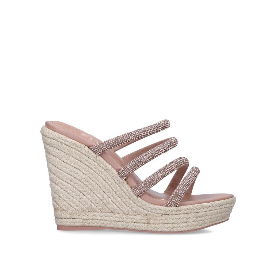 Carvela nude wedges outlet