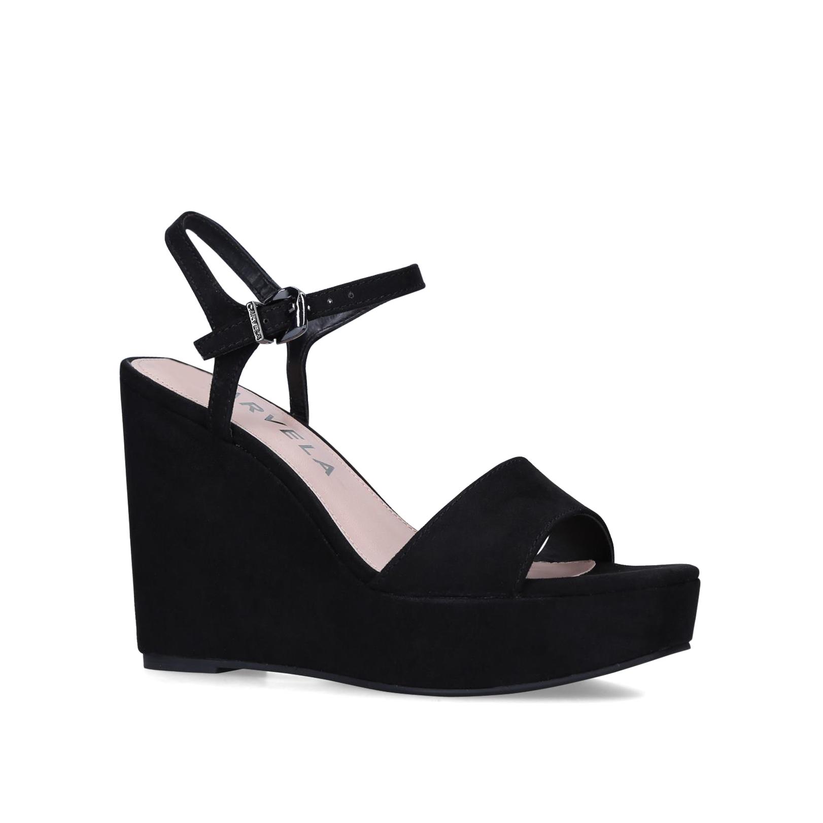 Kurt geiger hot sale black wedges