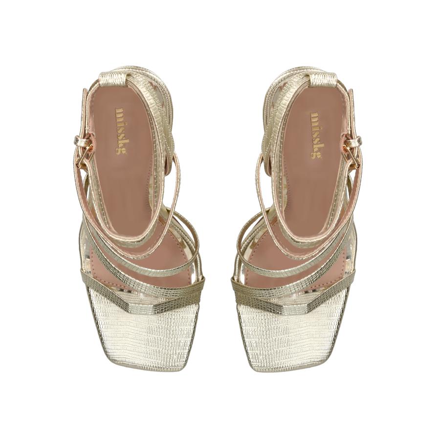 Miss kg gold heels sale