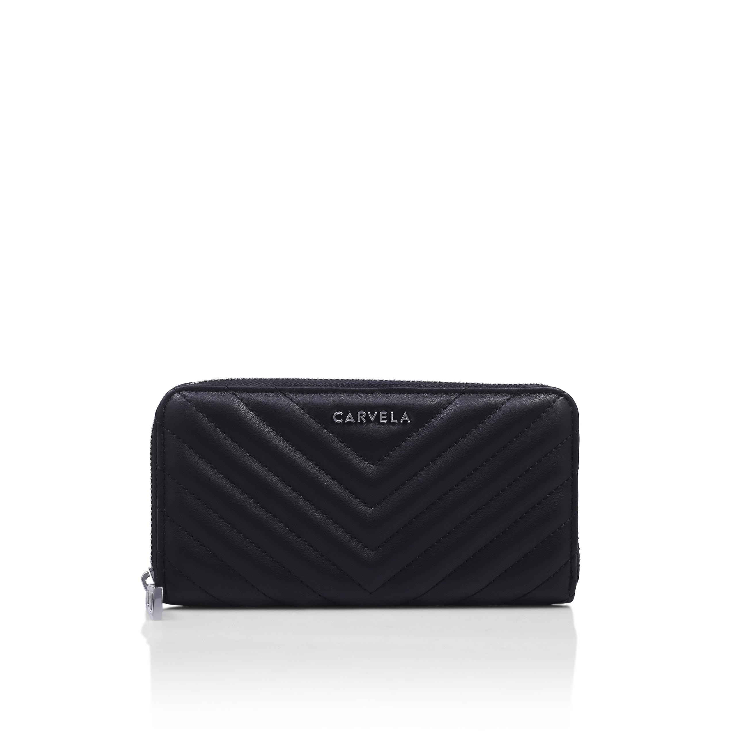 Carvela black hot sale quilted bag