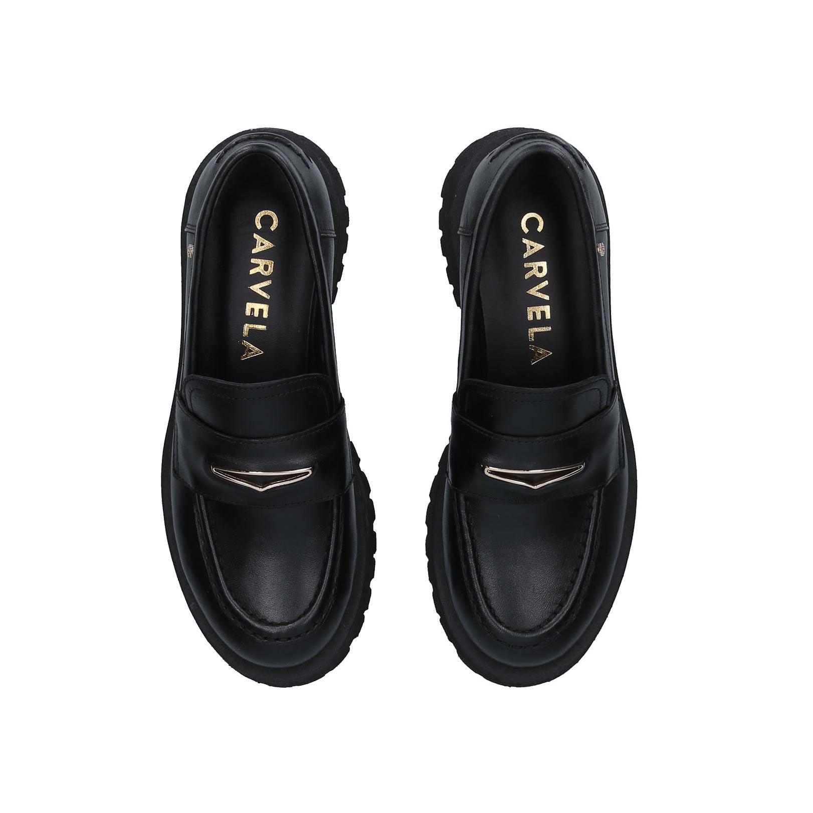 Carvela black loafers deals