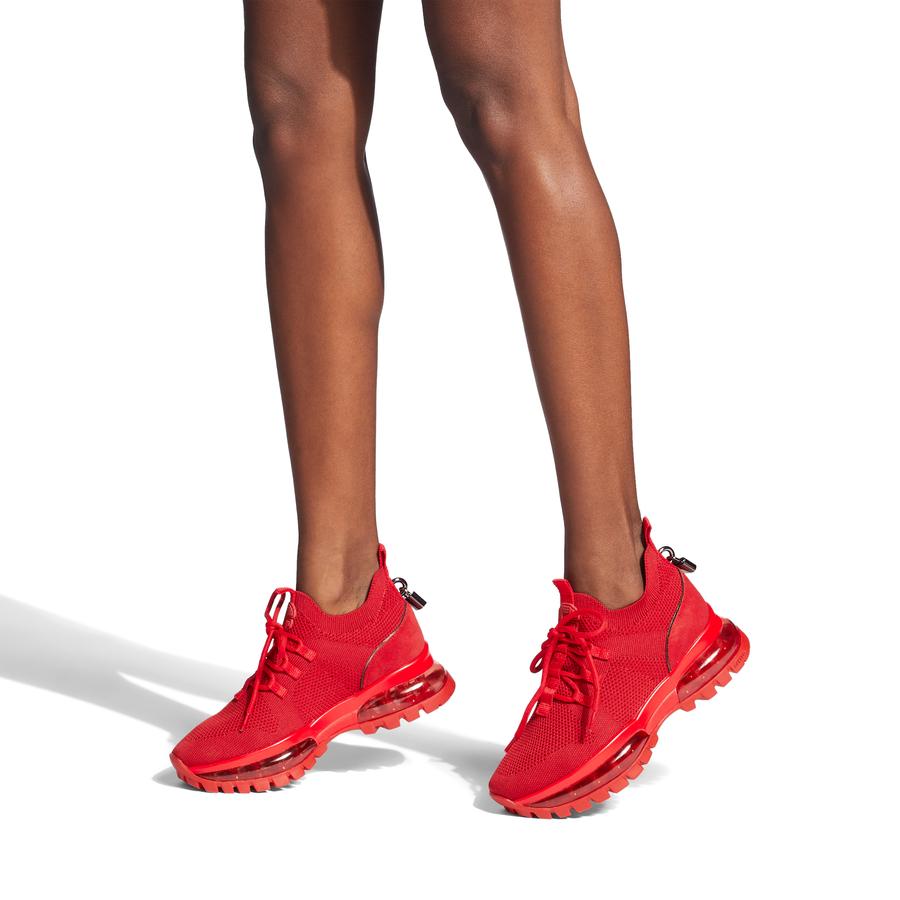 Carvela trainers red clearance