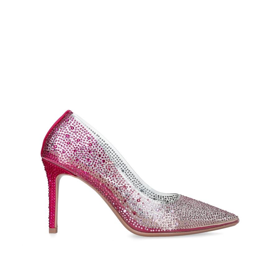 Red vinyl heels outlet