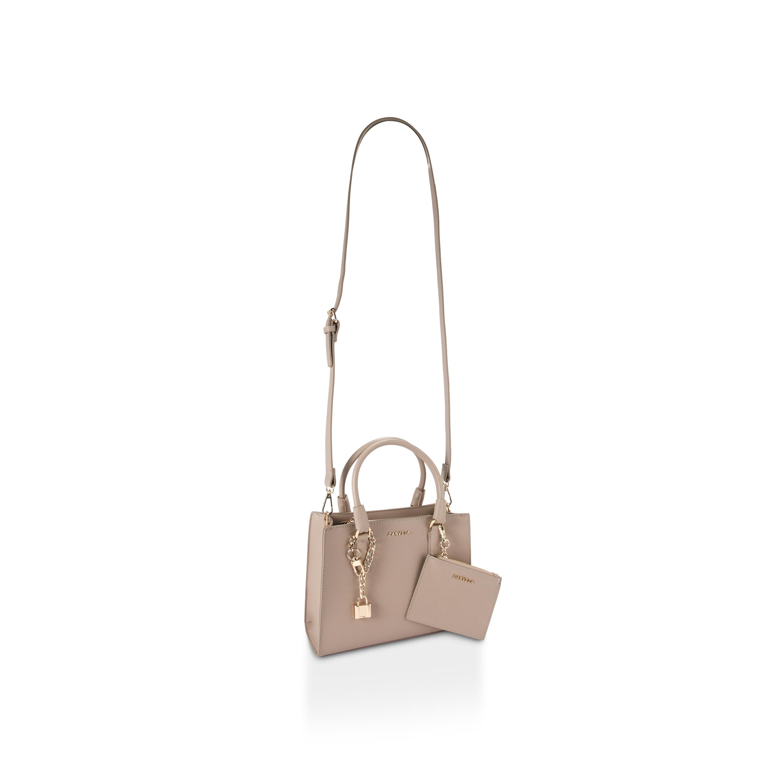 Barletta Small Leather Bag D40 Dark Taupe
