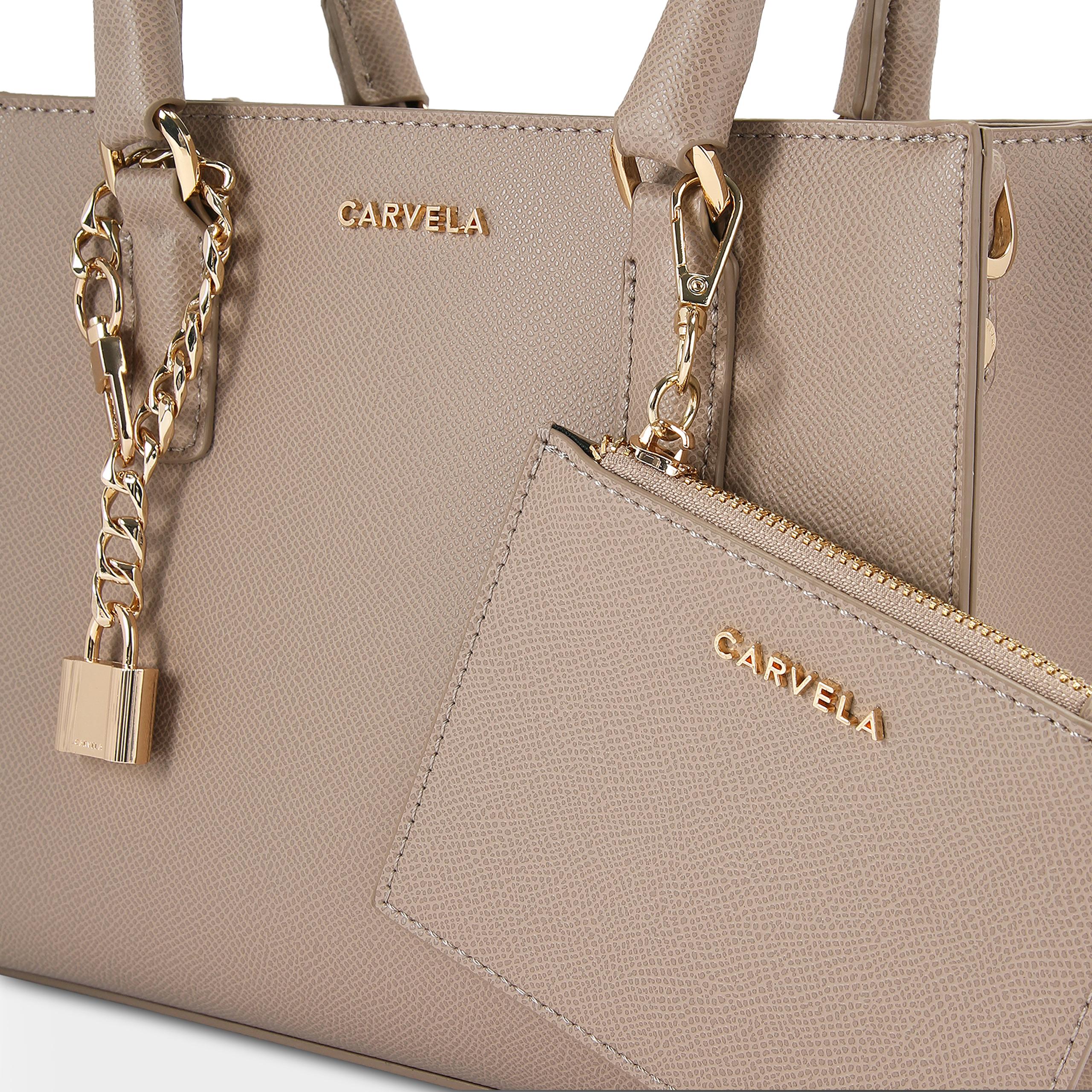 Barletta Small Leather Bag D40 Dark Taupe