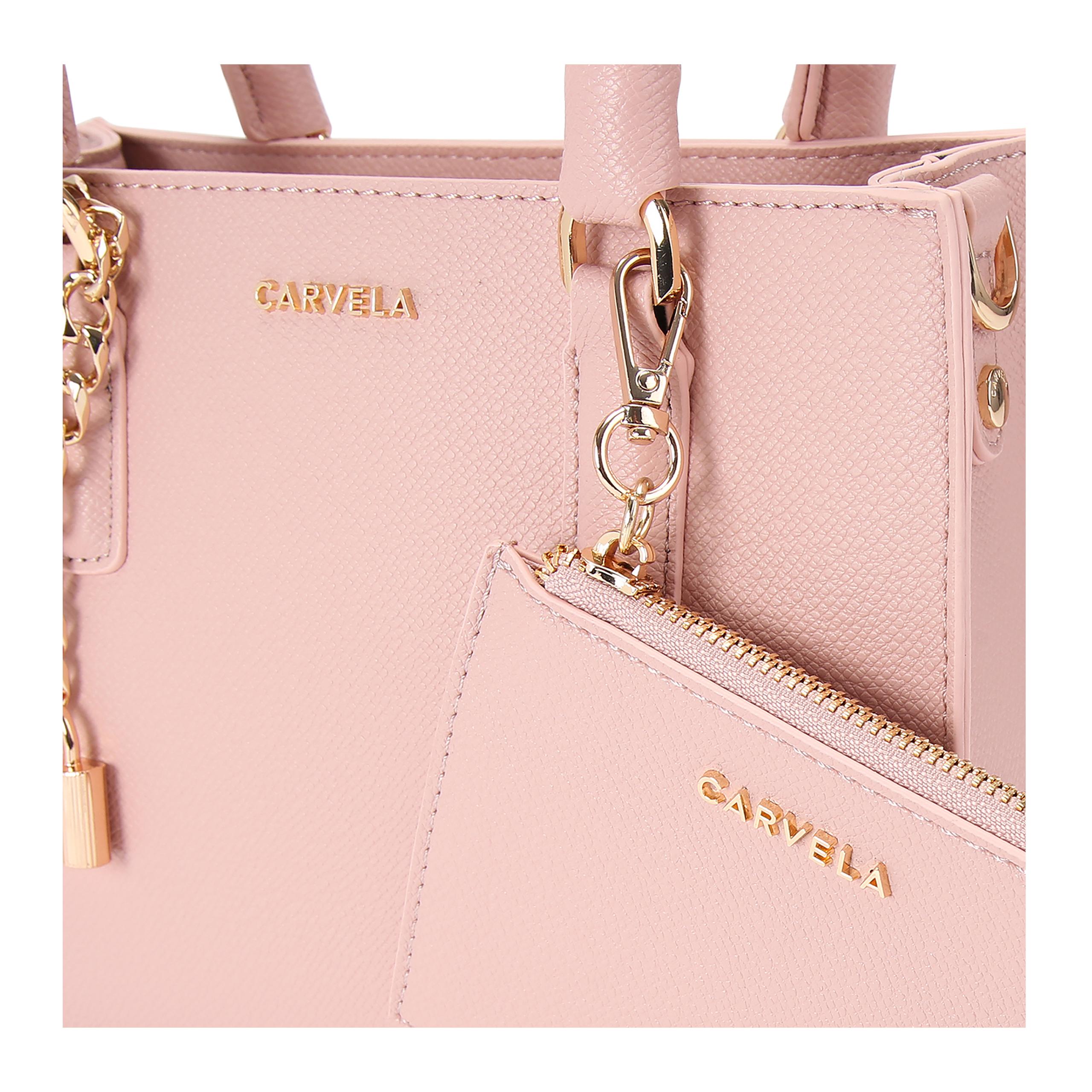 Pink discount carvela bag