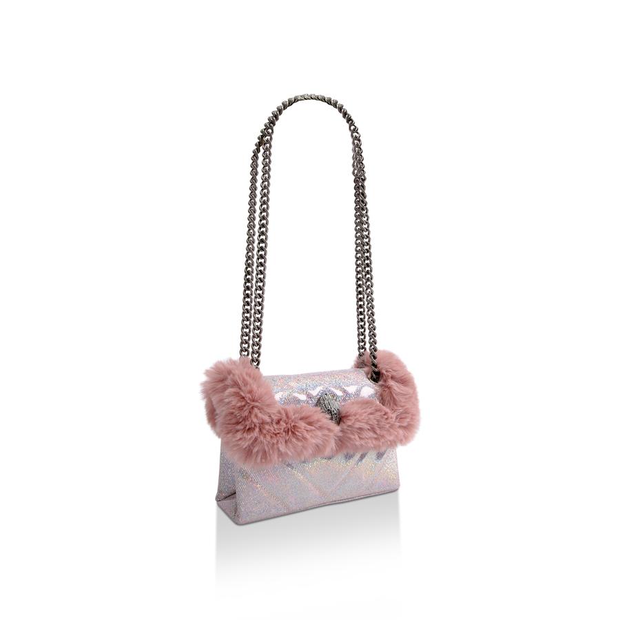 Crystal Faux Fur Mini Bag