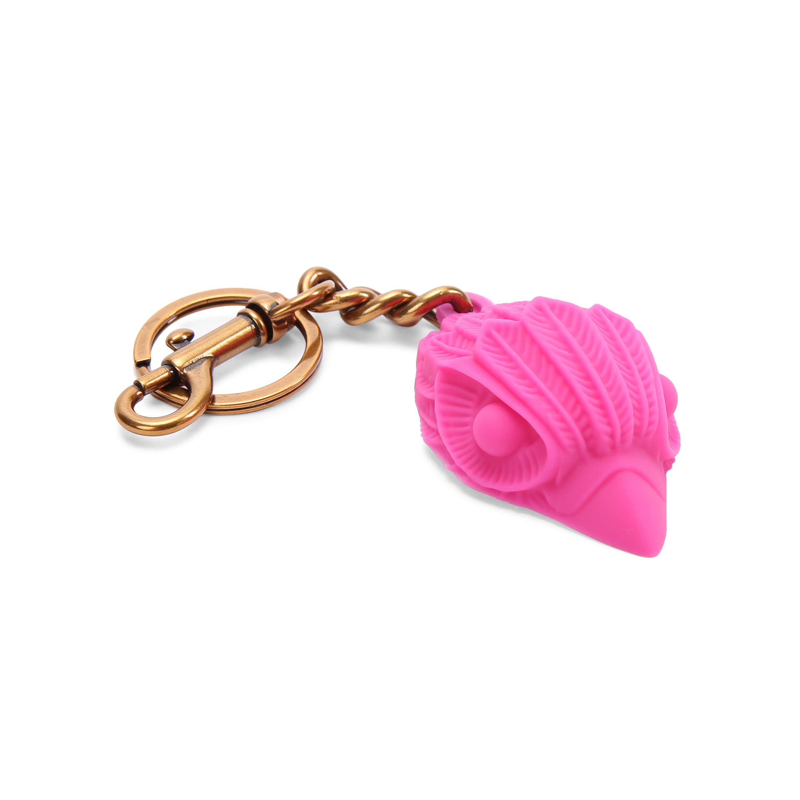 Kurt Geiger NWT! Pom Pom Eagle Charm Keychain in Fuchsia Pink POM POM EAGLE CHARM Pom Pom Eagle Charm by KURT GEIGER LONDON main image 3