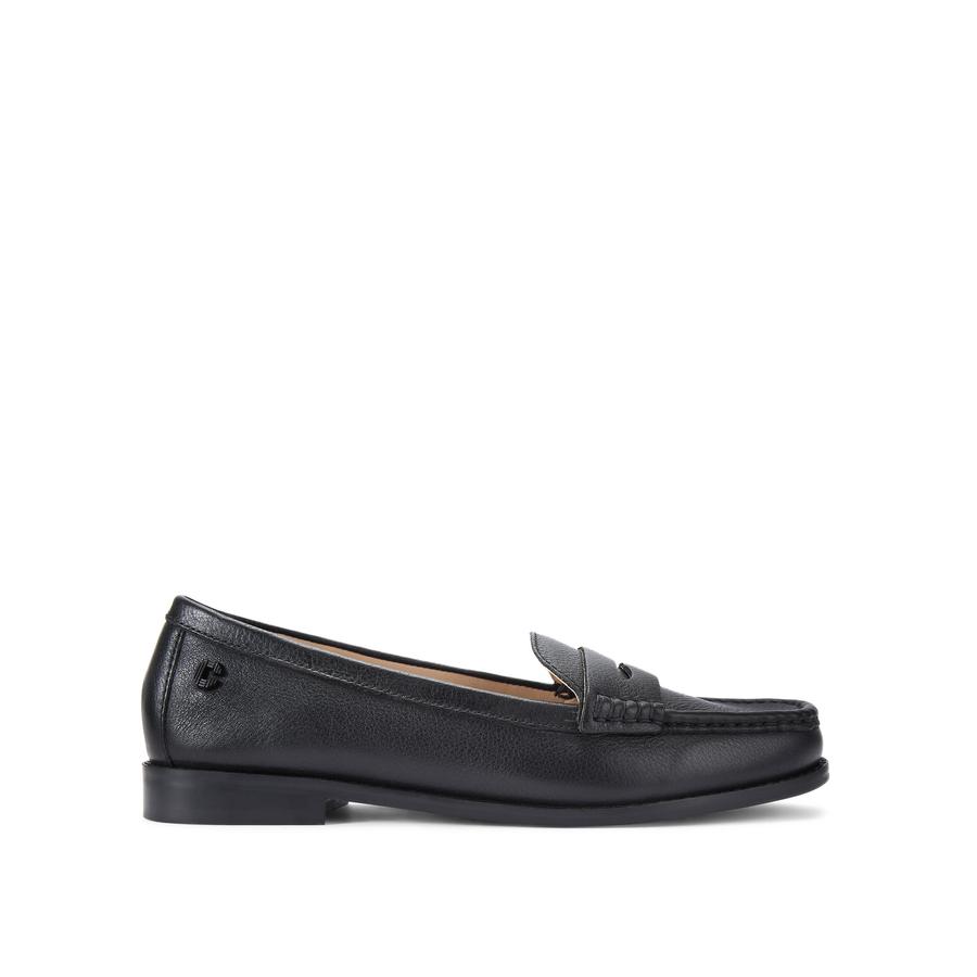 Comfortable black loafers clearance