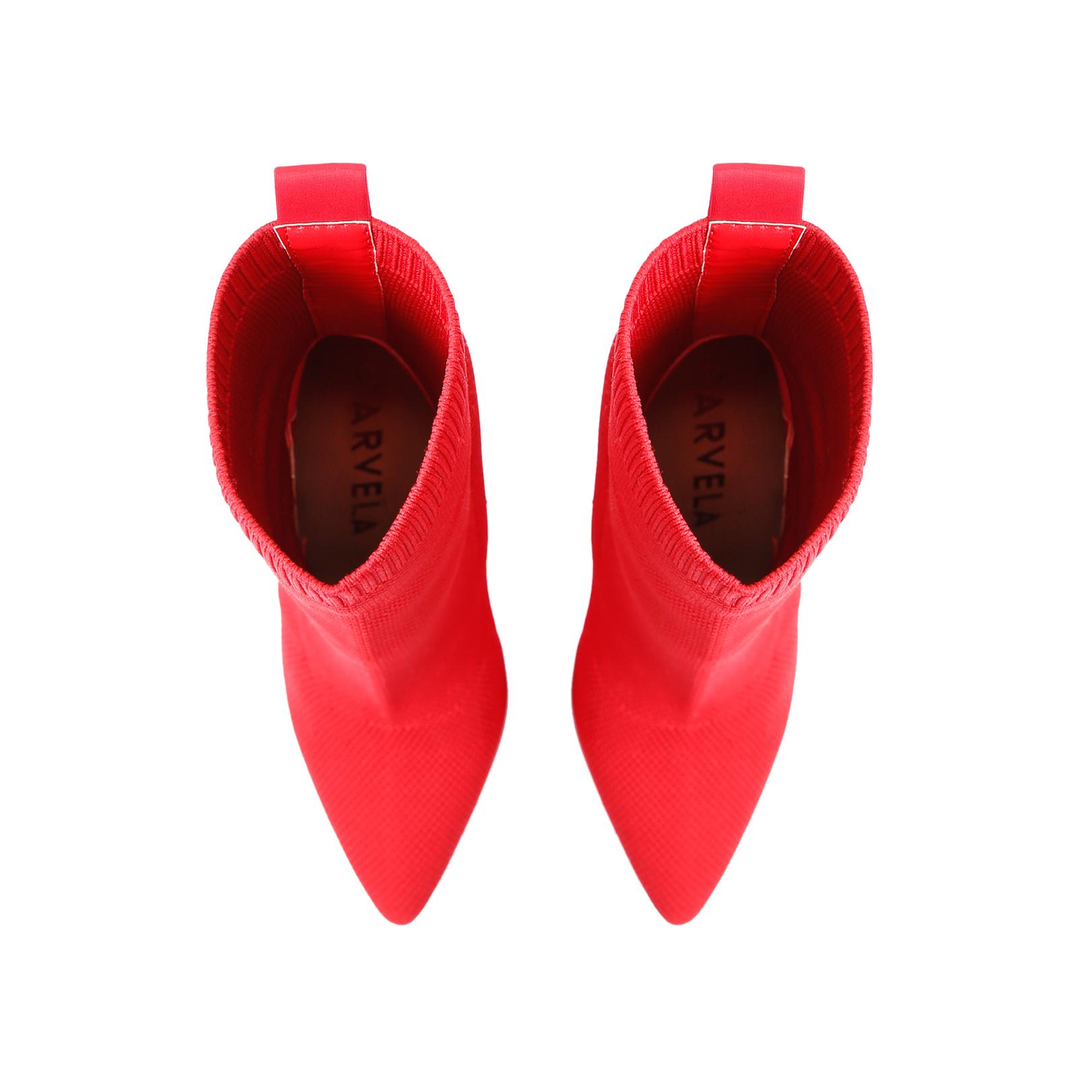 Carvela red boots best sale