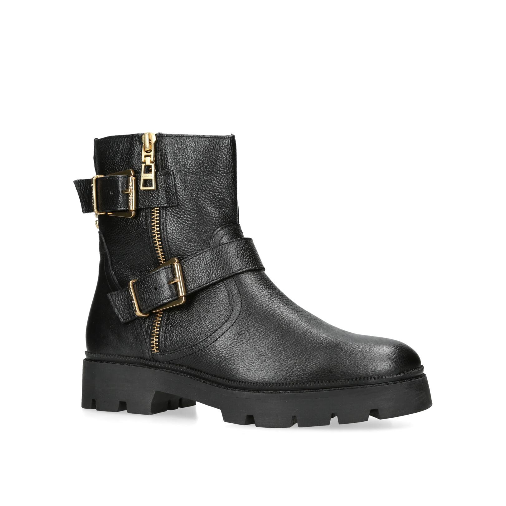 carvela sander biker boots