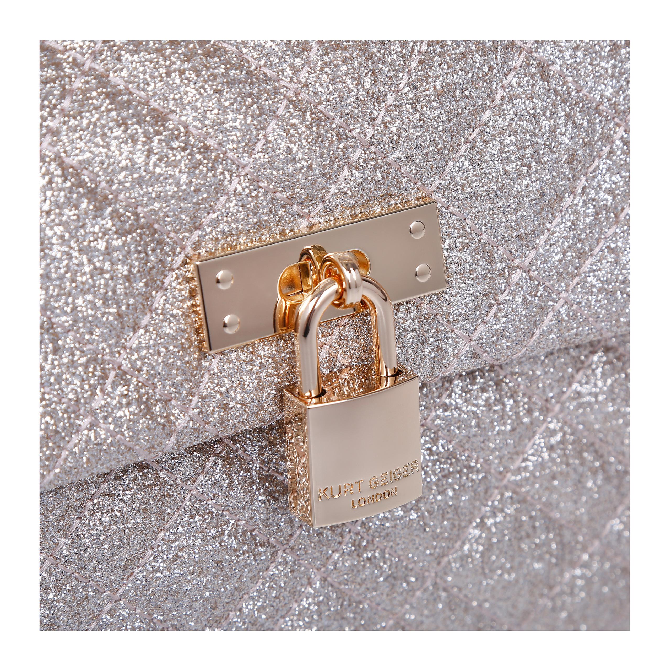 KGL MINI BRIXTON LOCK BAG KURT GEIGER LONDON EVENING BAGS