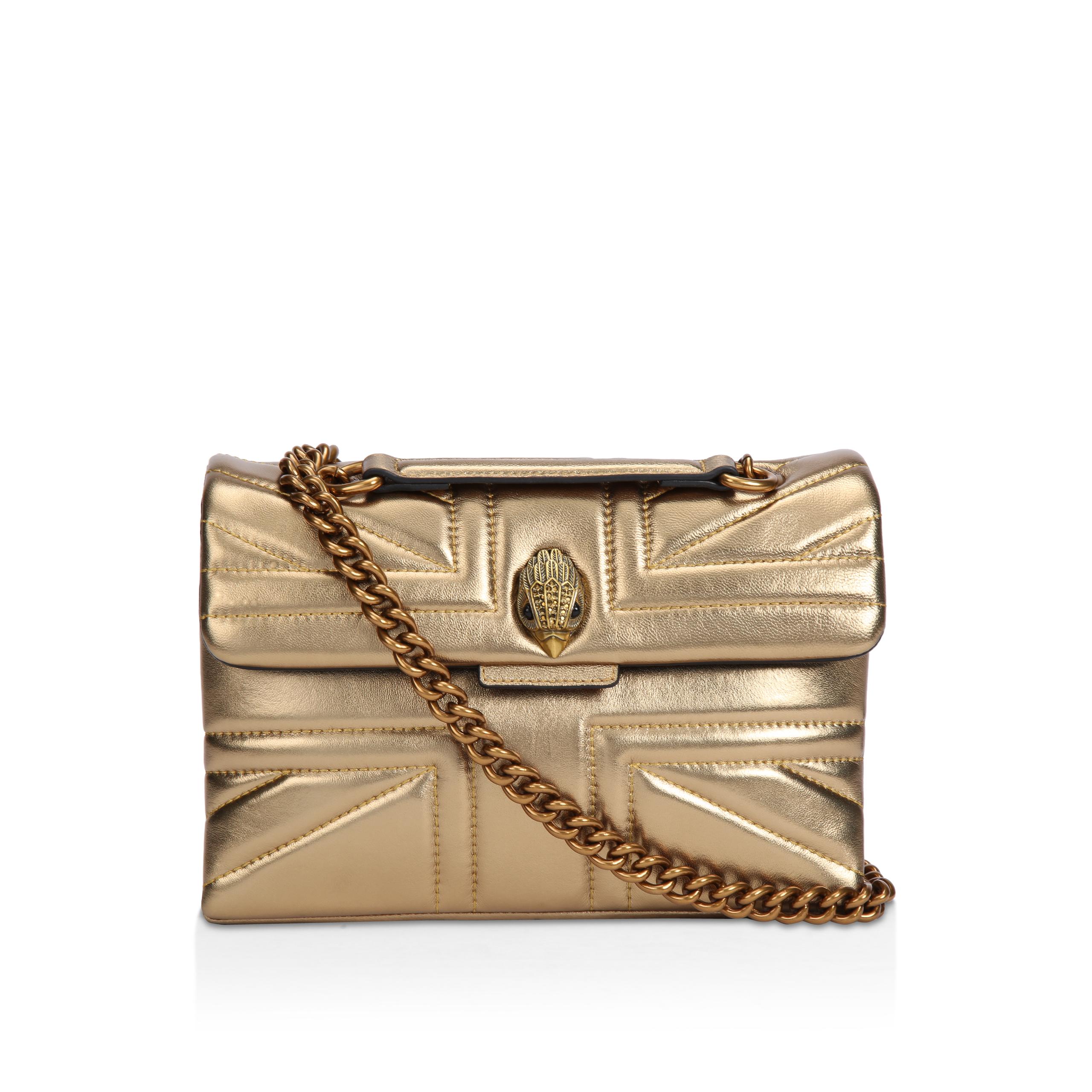 Gold kurt geiger bag sale