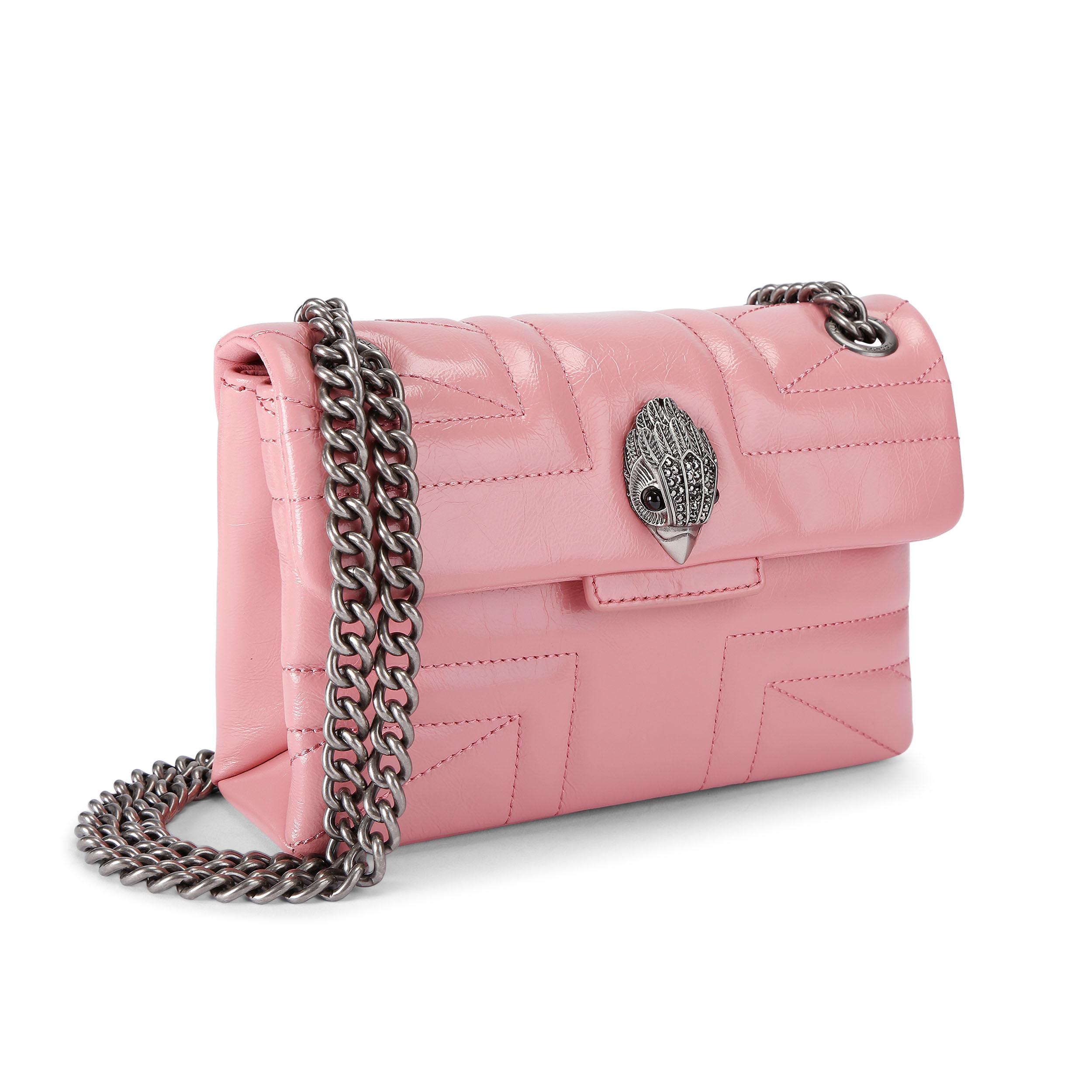 【THE MUSEUM VISITOR】 DYEING CUSHION MINIBAG (PINK) MD KENSINGTON BAG Crystal Cross Body Bag by KURT GEIGER LONDON