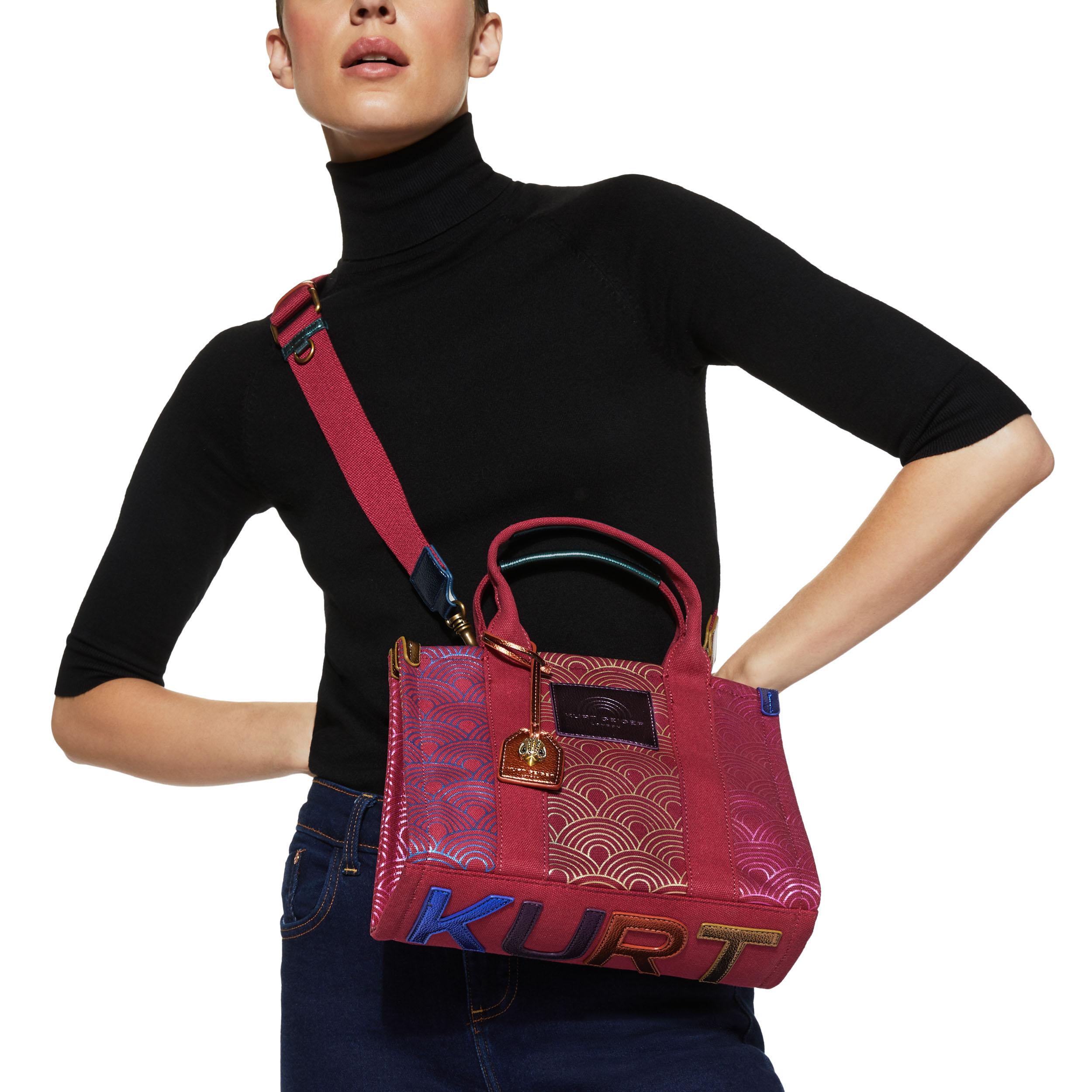 SOUTHBANK TOTE Red Canvas Tote Bag by KURT GEIGER LONDON