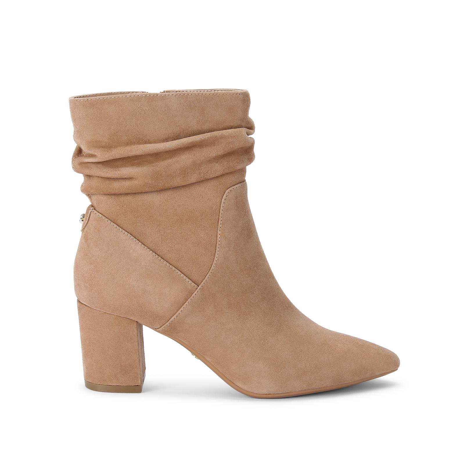 Tan suede ankle boot on sale