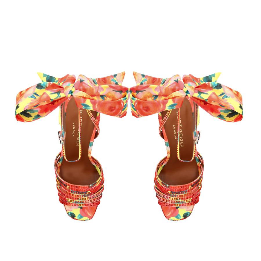 Kurt geiger orange heels best sale