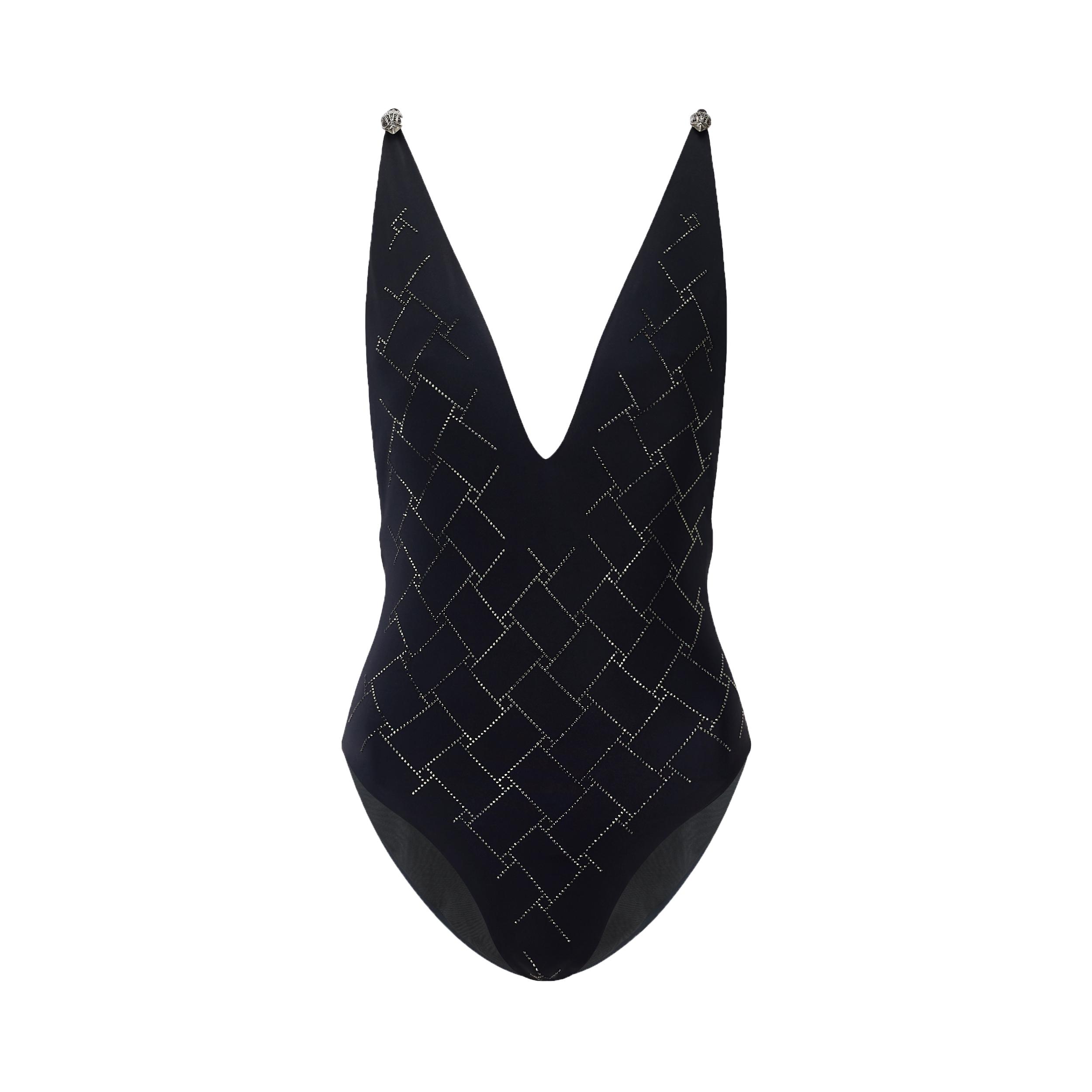 QUILTING V SWIMSUIT KURT GEIGER LONDON SWIMWEAR