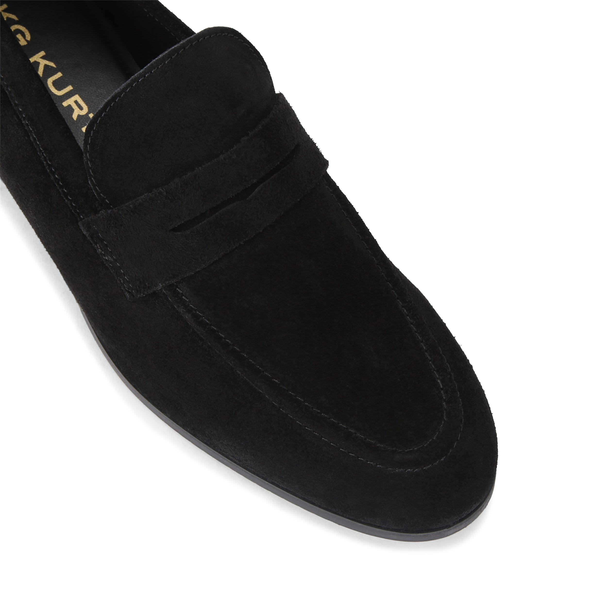 Kurt Geiger Black Suede Loafers with Gold Accent Alistair Navy Suede Loafers - Men main image 2