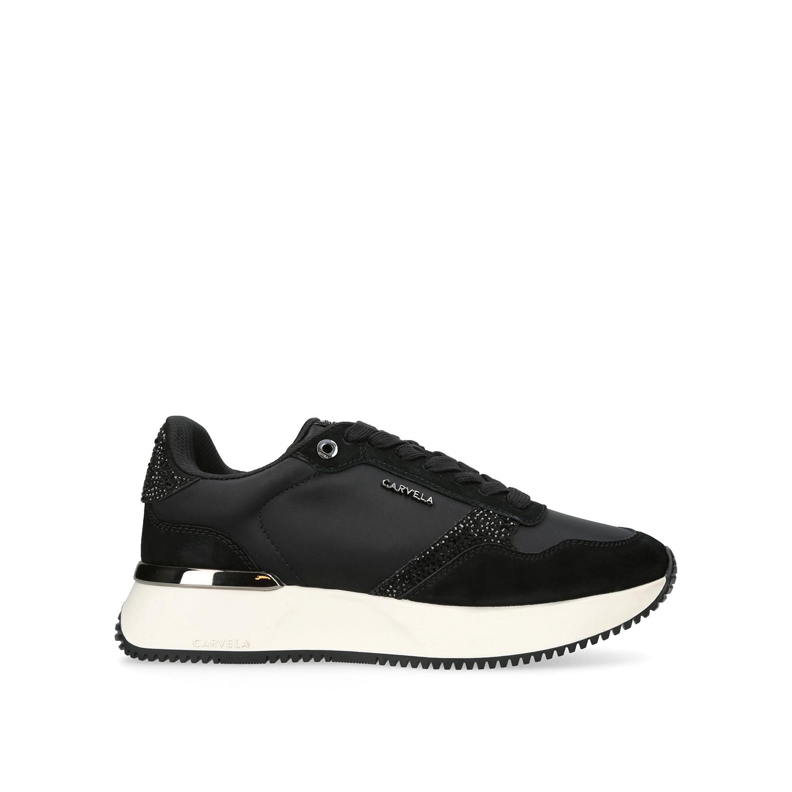 Carvela leather trainers online