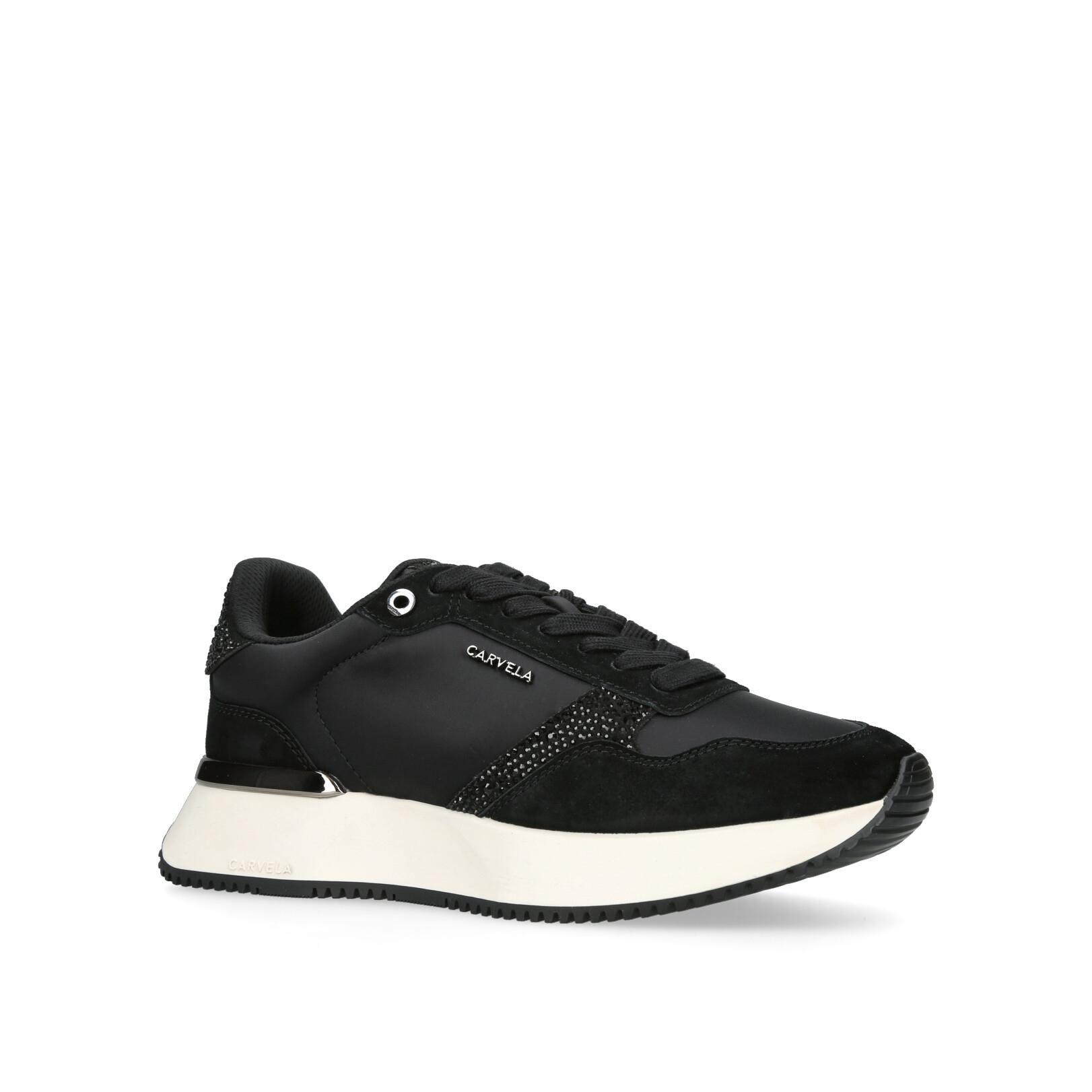 Carvela laidback hot sale trainers black