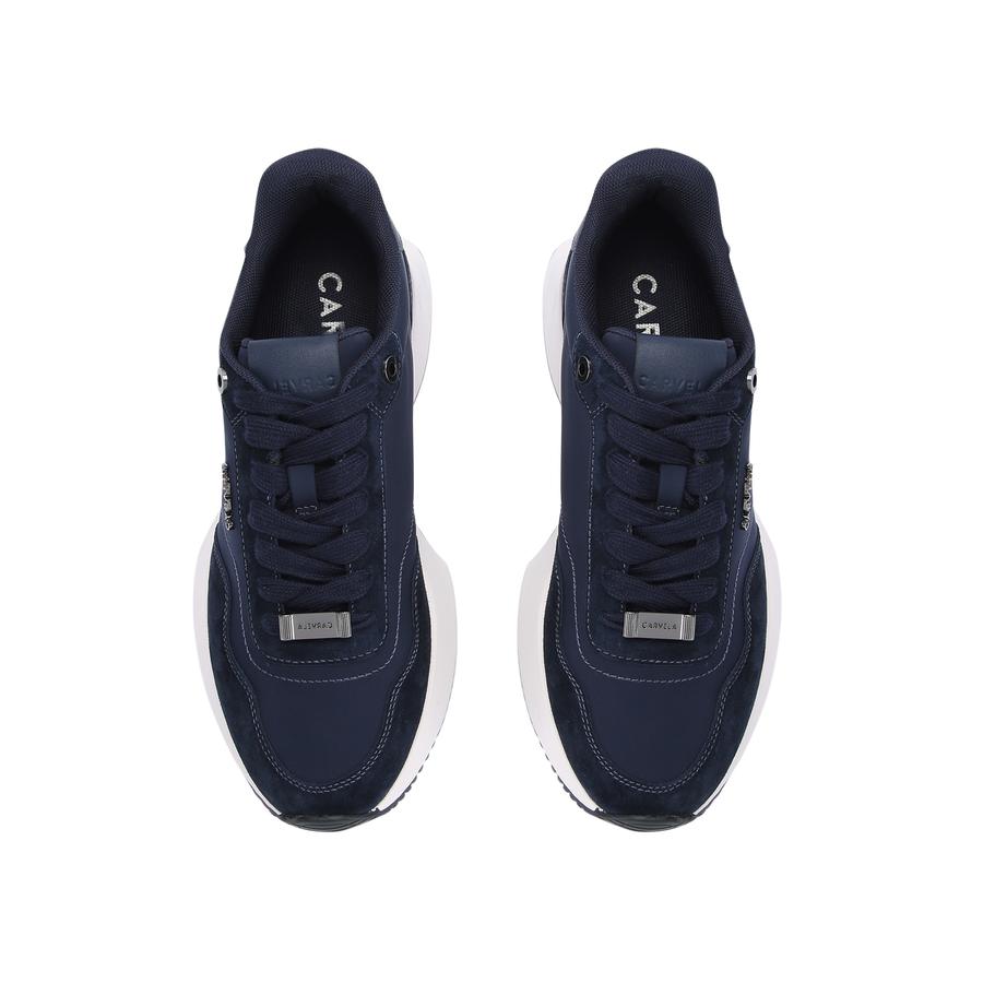 Carvela navy trainers clearance