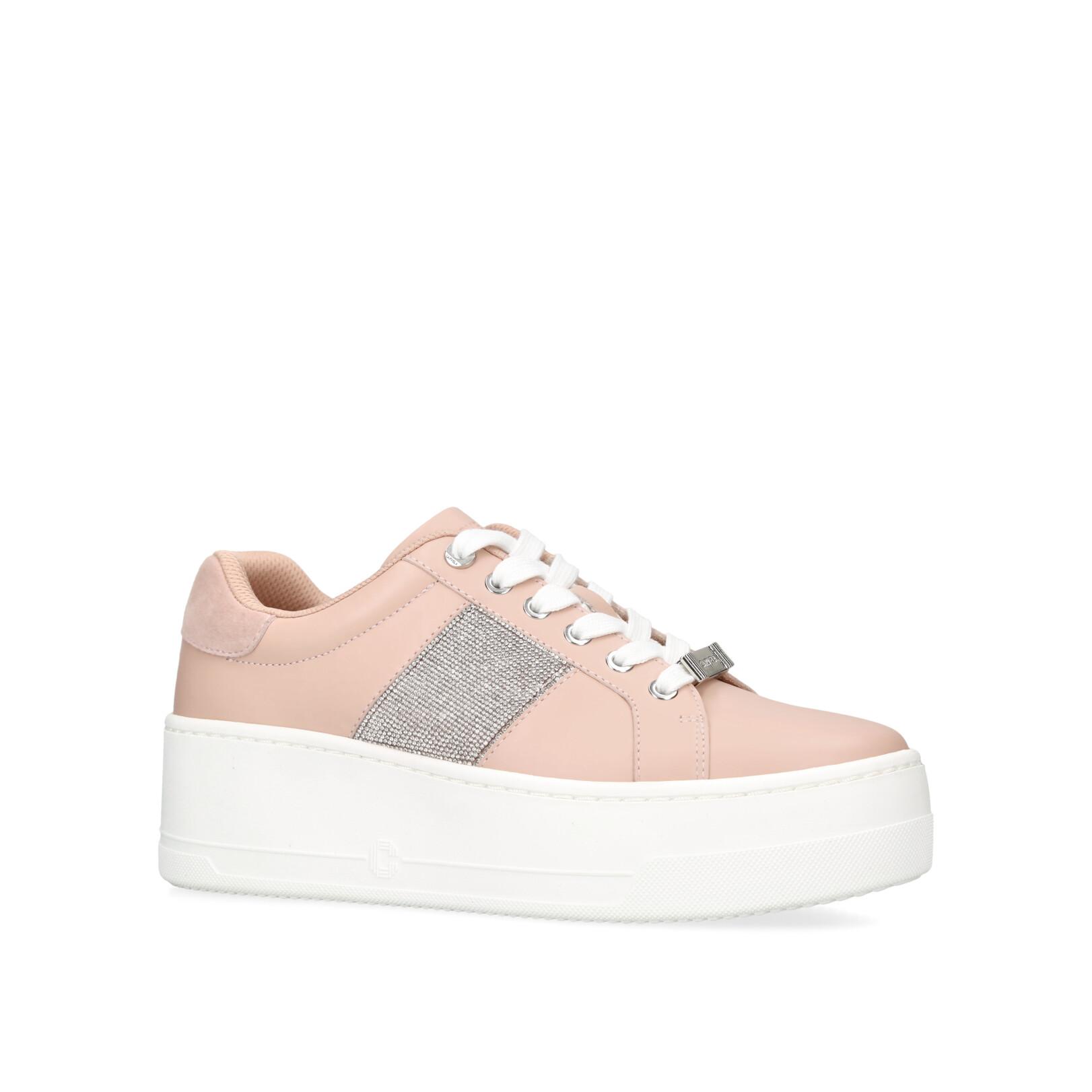 Carvela judge hot sale leather trainers