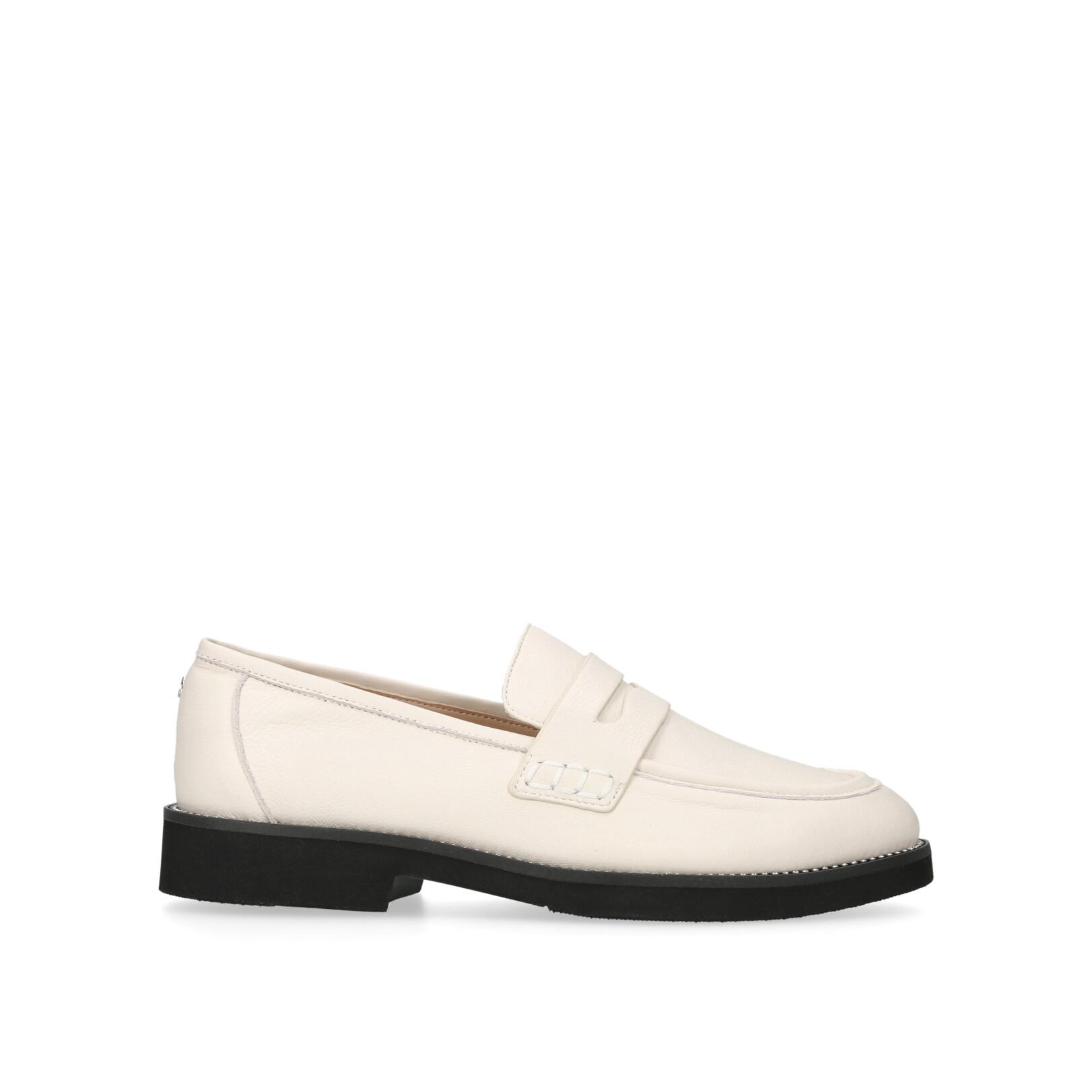 Off hot sale white loafers