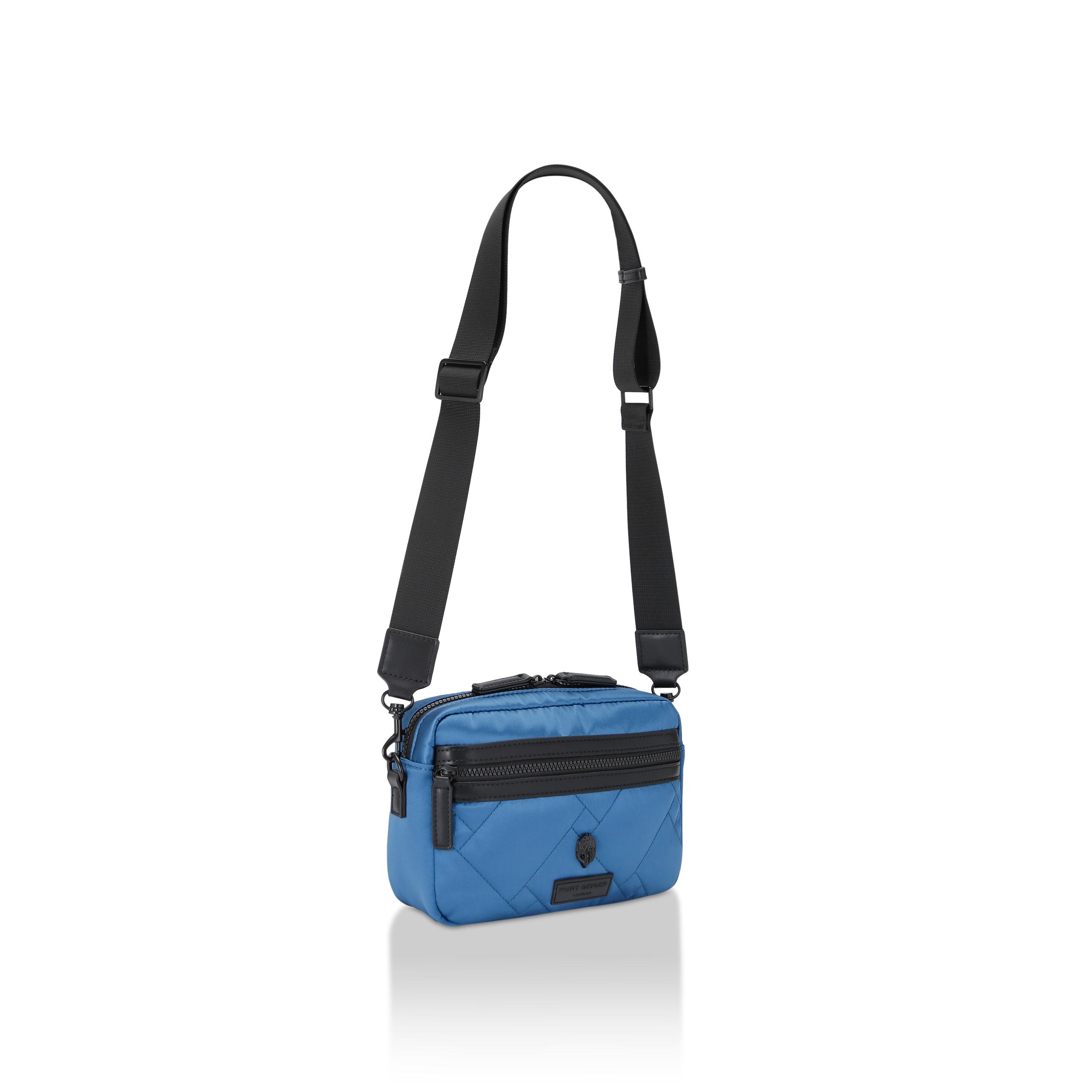 【EMIS】NYLON CROSSED BODY BAG-BLUE NYLON CROSSED BODY BAG-BLUE - EMIS