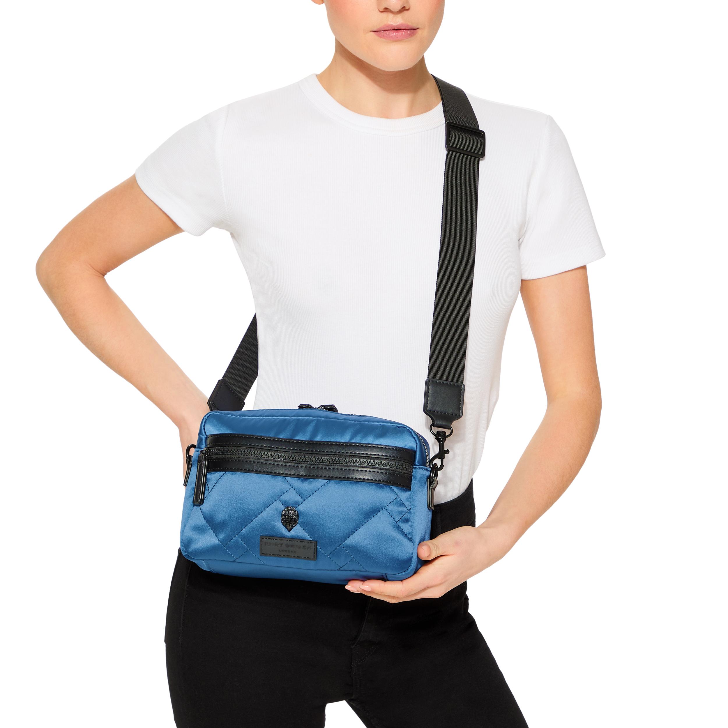 【EMIS】NYLON CROSSED BODY BAG-BLUE NYLON CROSSED BODY BAG-BLUE - EMIS