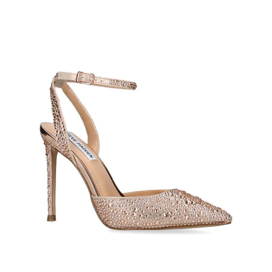 Gold jewelled heels best sale