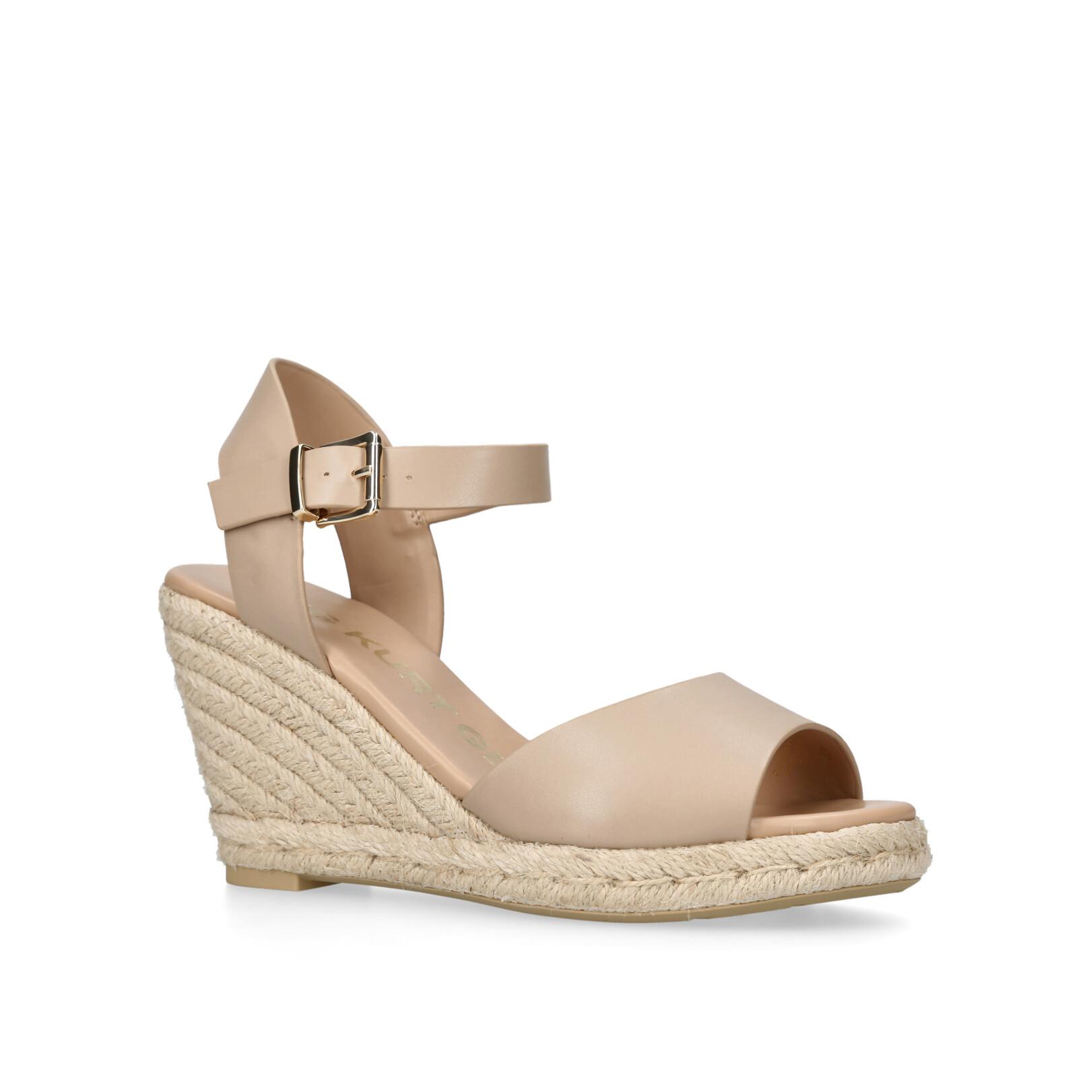 Kurt geiger nude clearance wedges