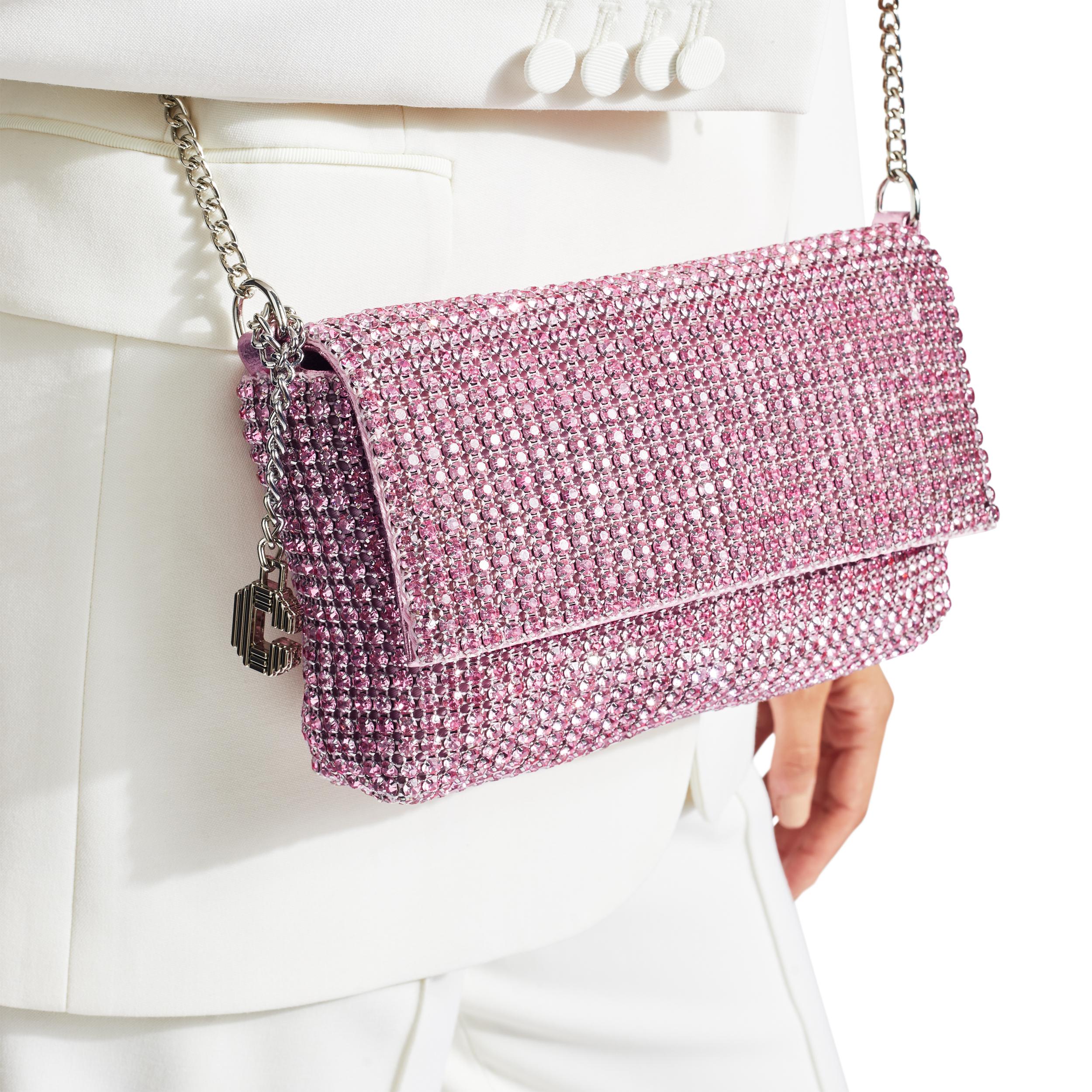 Carvela pink clutch on sale bag