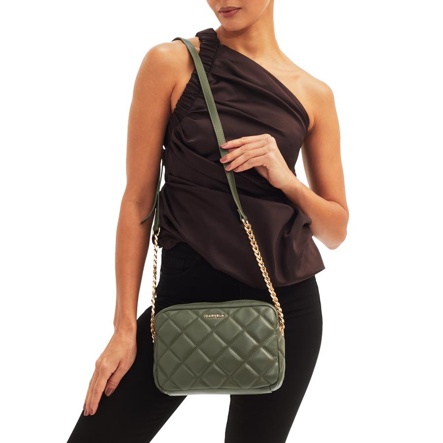 Double chain cross body bag online