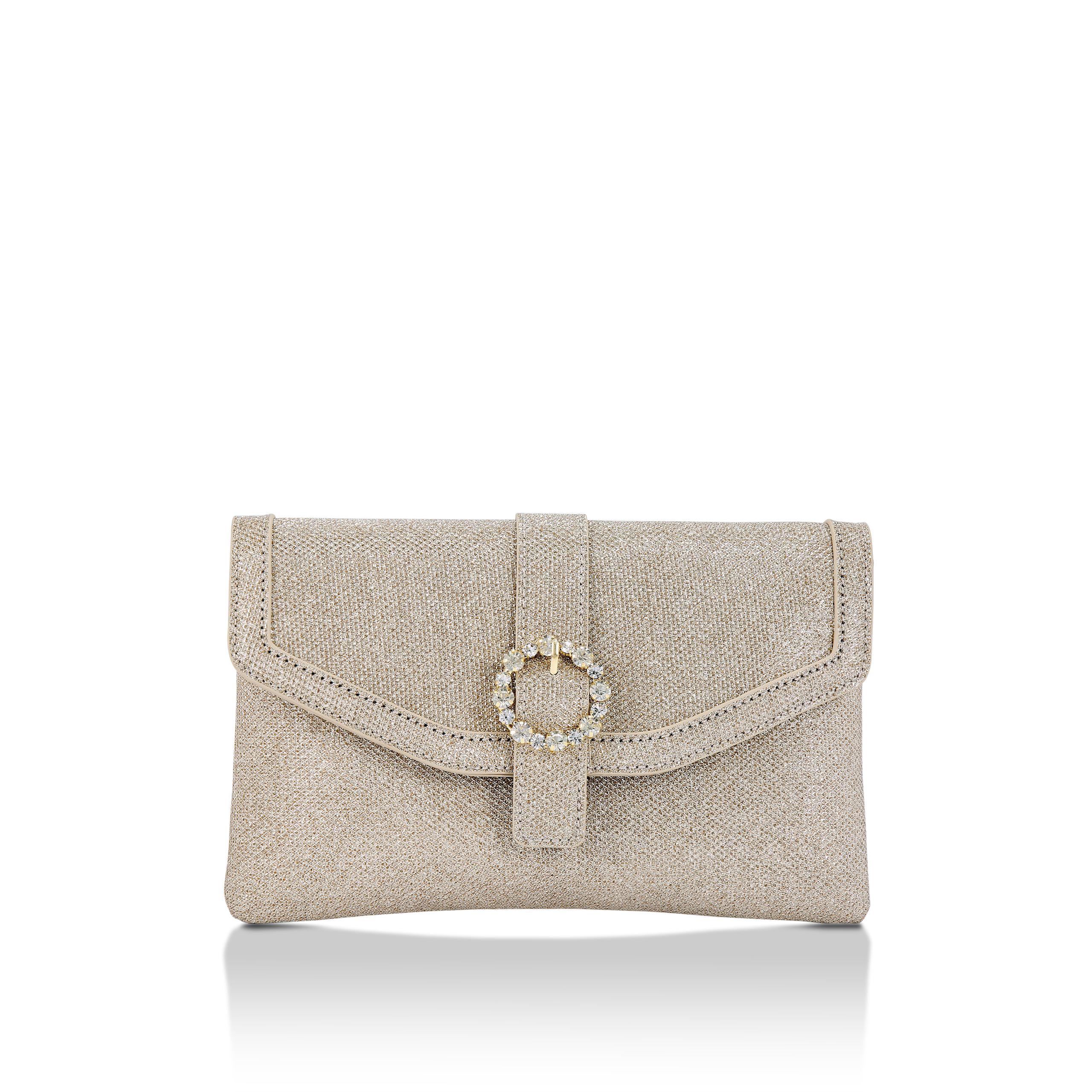 Carvela white deals clutch bag