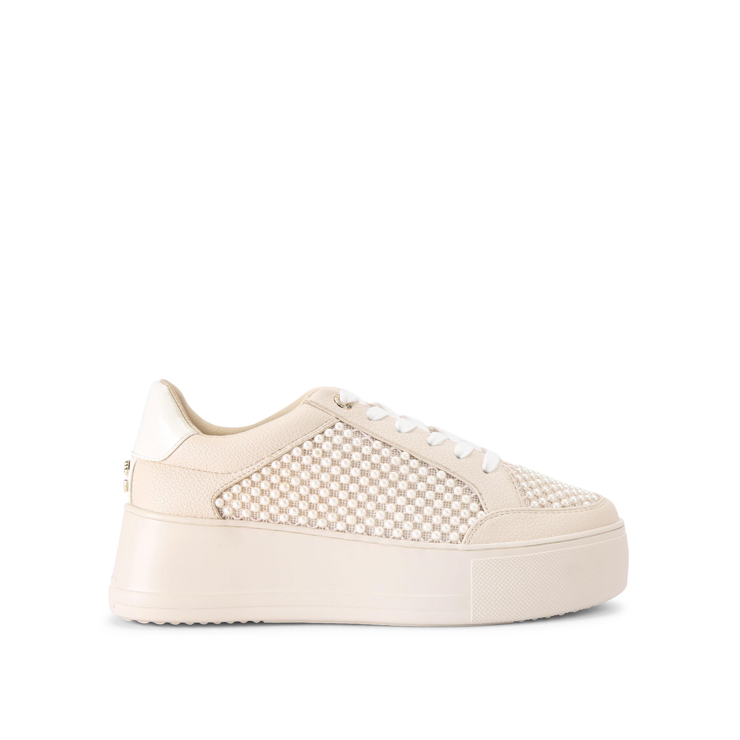 Jive Lace Up Trainer - metallics