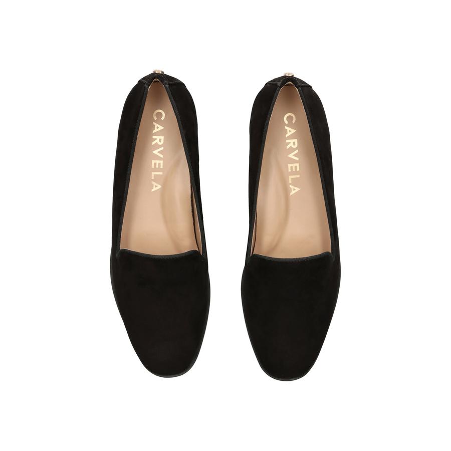 Carvela flat black shoes sale