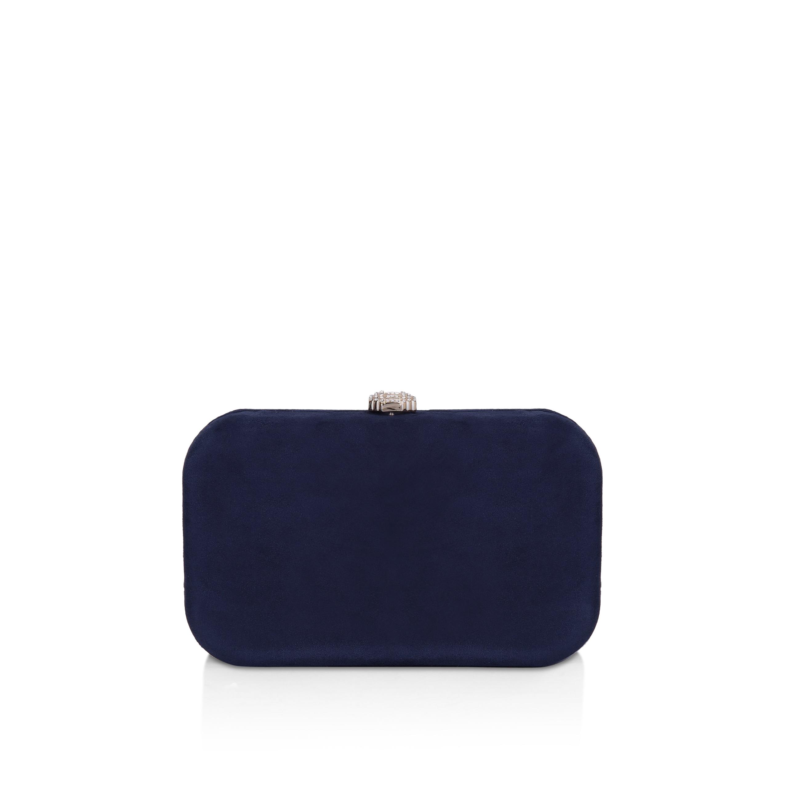 Carvela navy sale clutch bag