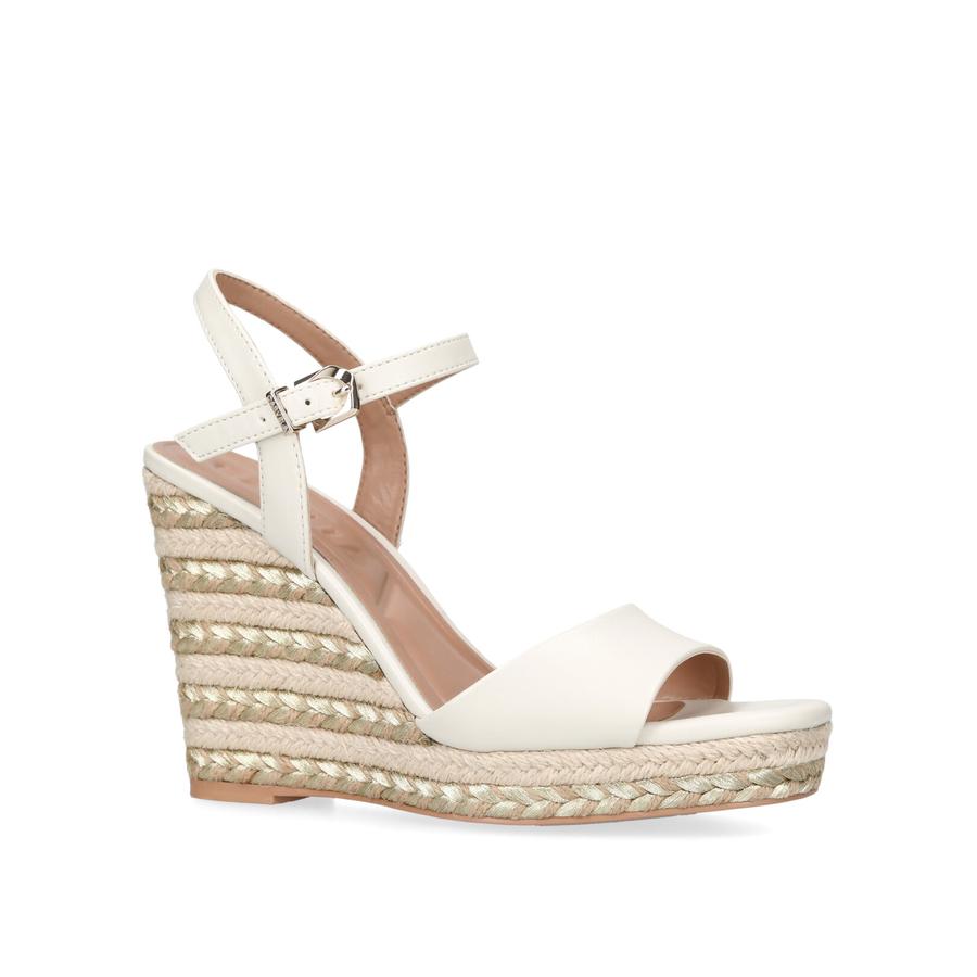 Carvela white wedges outlet