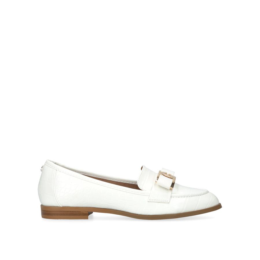 Carvela white loafers online