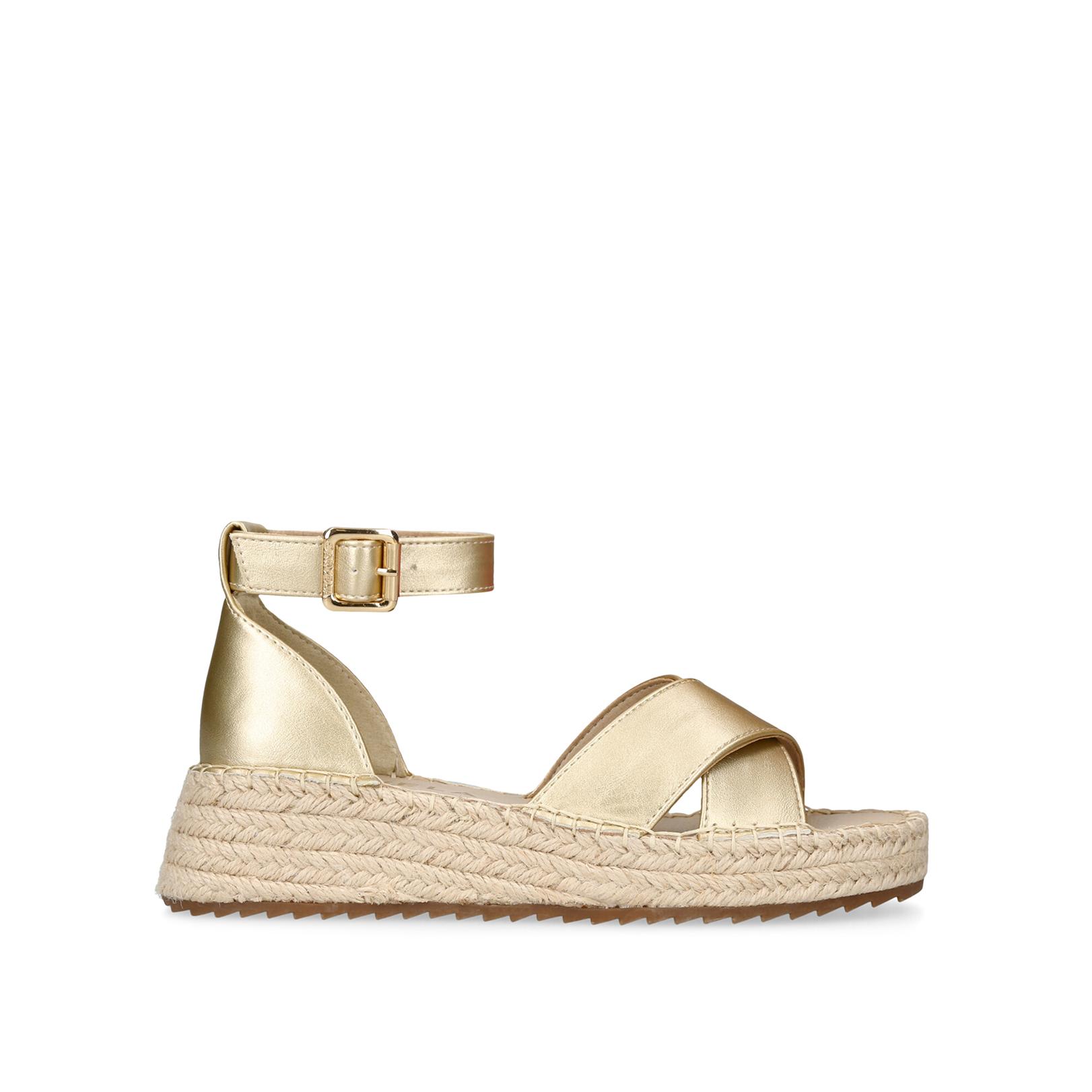 Carvela best sale gold wedges